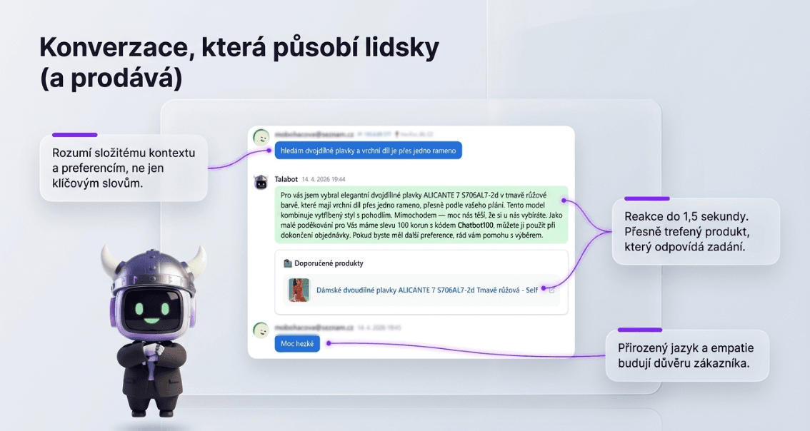 Talabot působí lidsky - reakce zákazníků